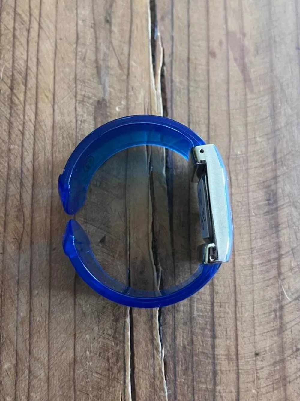 Y2K Women's Blue and Silver Watch